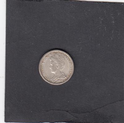 Beschrijving: 25 Cent WILHELMINA